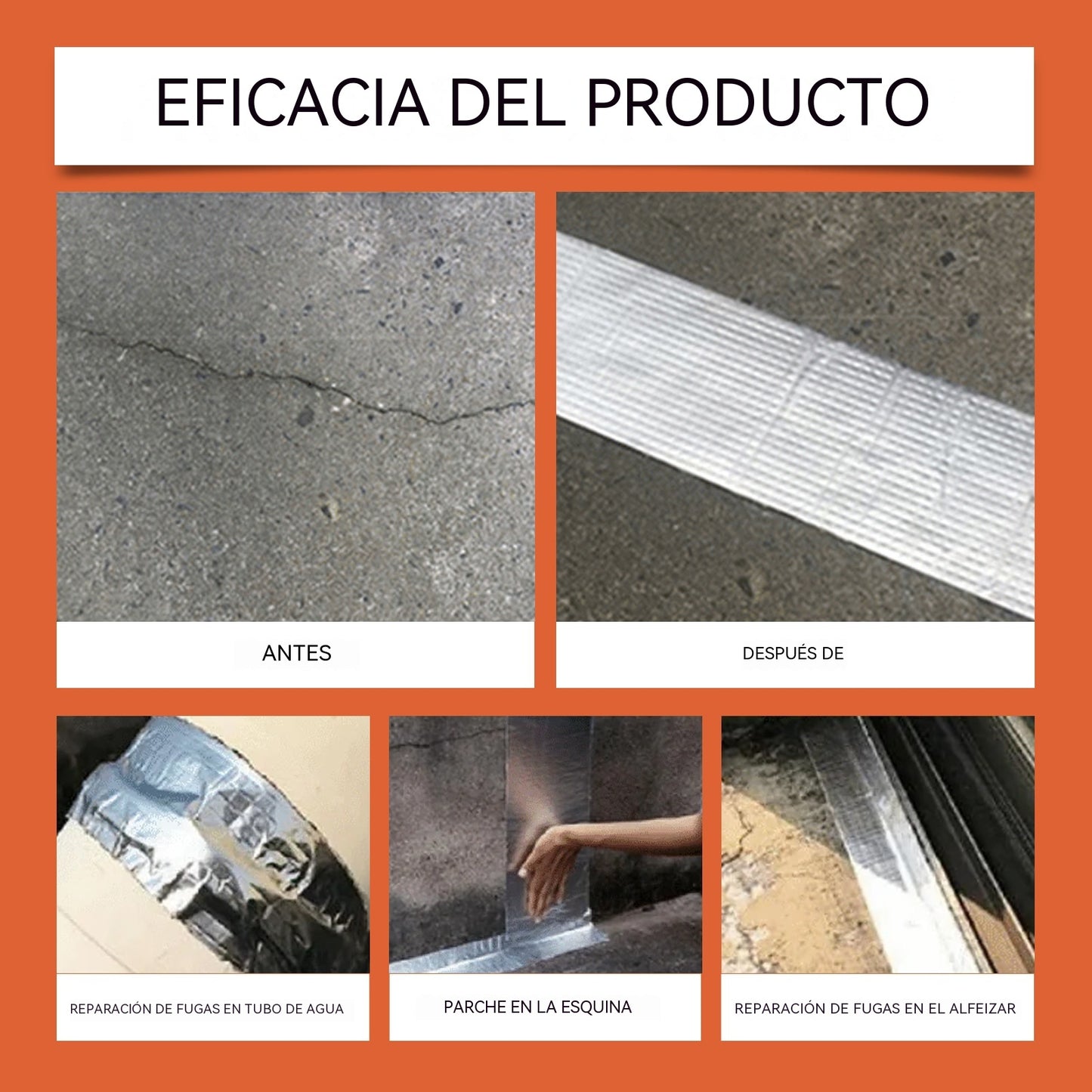 🔥【Compra 2 y llévate 1 gratis】Cinta de butilo impermeable: cinta adhesiva de reparación doméstica de alta resistencia