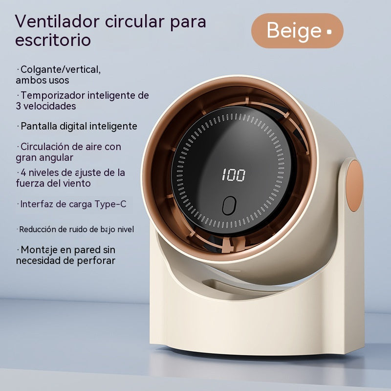 🧊🍃Novi stolni ventilator bez lopatica u obliku turbine (montaža na zid)