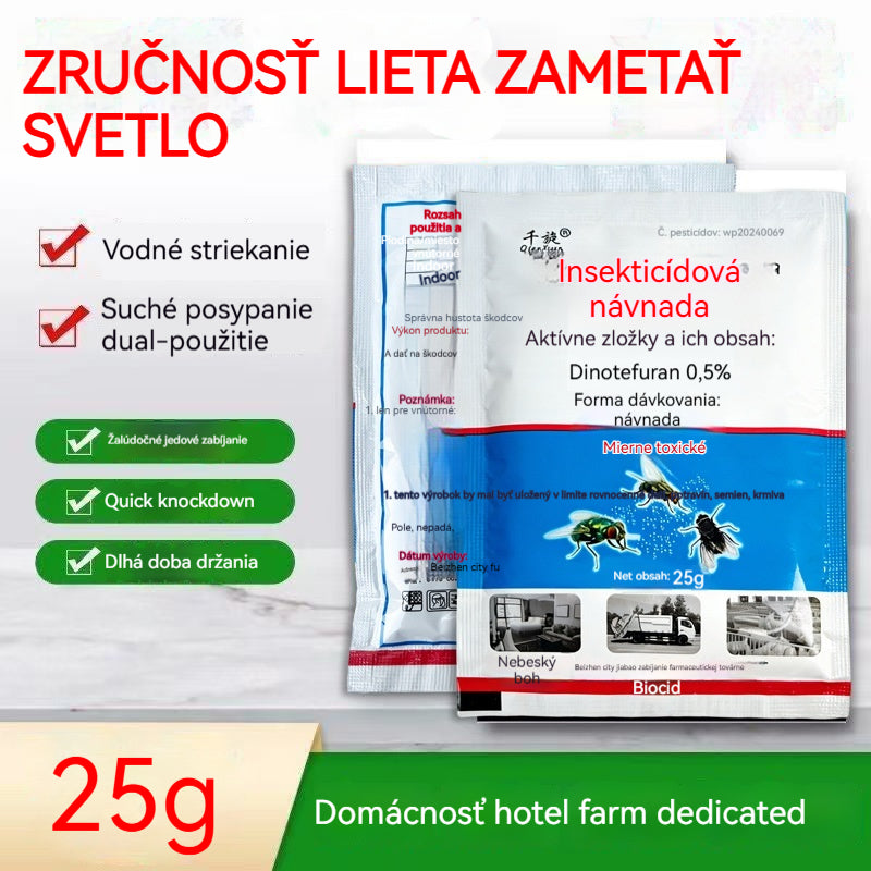 【10 balení】🦟 Špeciálne navrhnuté na kontrolu komárov a múch na farmách, jedno balenie dokáže zabiť blchy/kobylky/šváby/muchy/komáre!