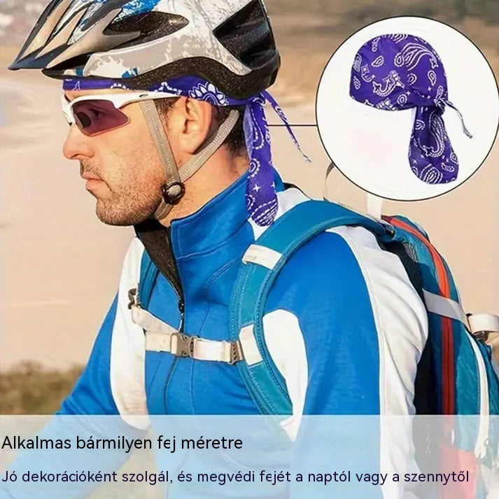 【6 darabos készlet】Klasszikus kendő motorosoknak és sportolóknak.