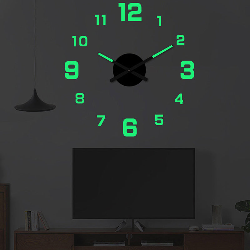 🕰🕰3D világító akril falióra készlet (csak összeszerelés)