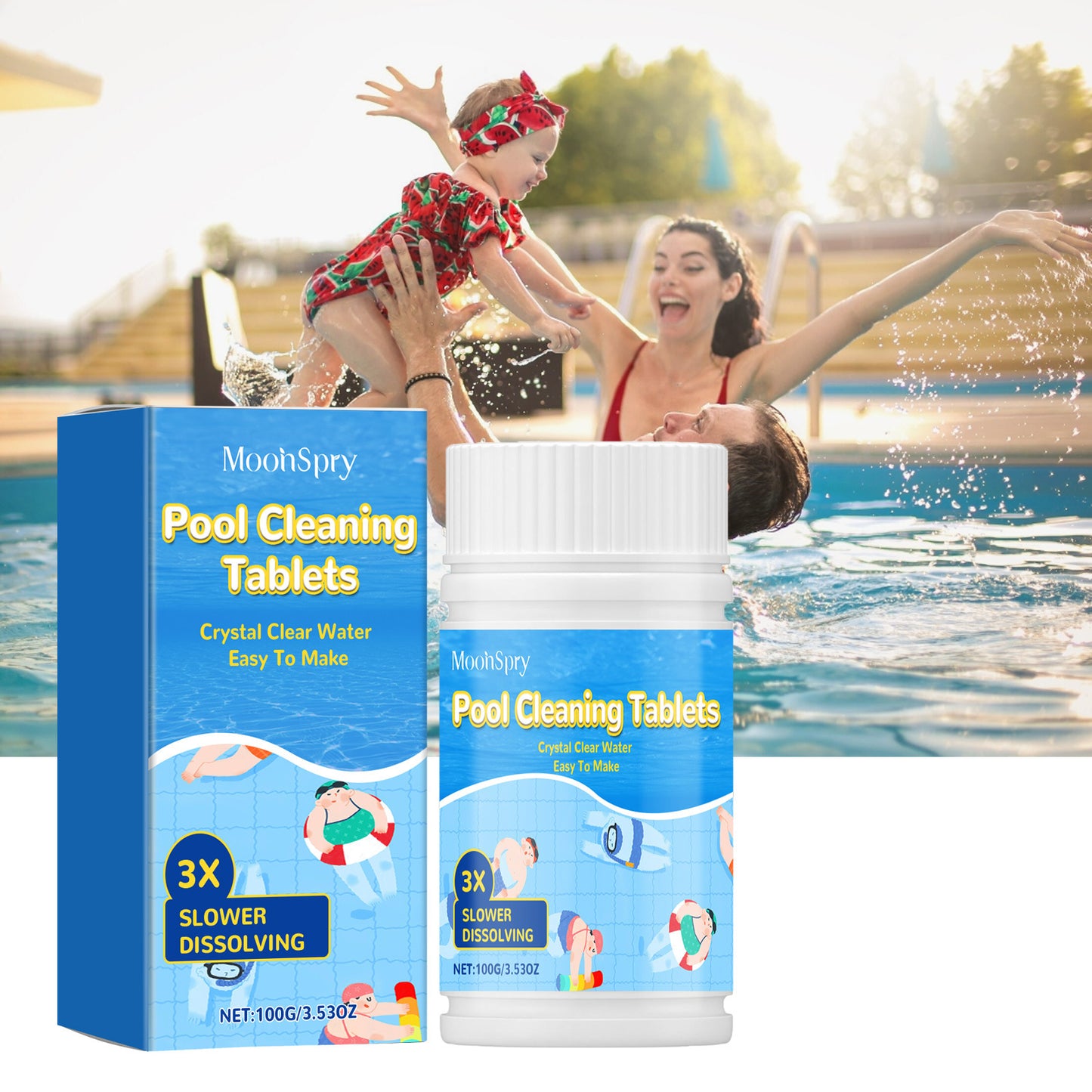 🔥Compre 1 y obtenga 1 gratis(2 botella)Pastillas efervescentes para la limpieza de piscinas