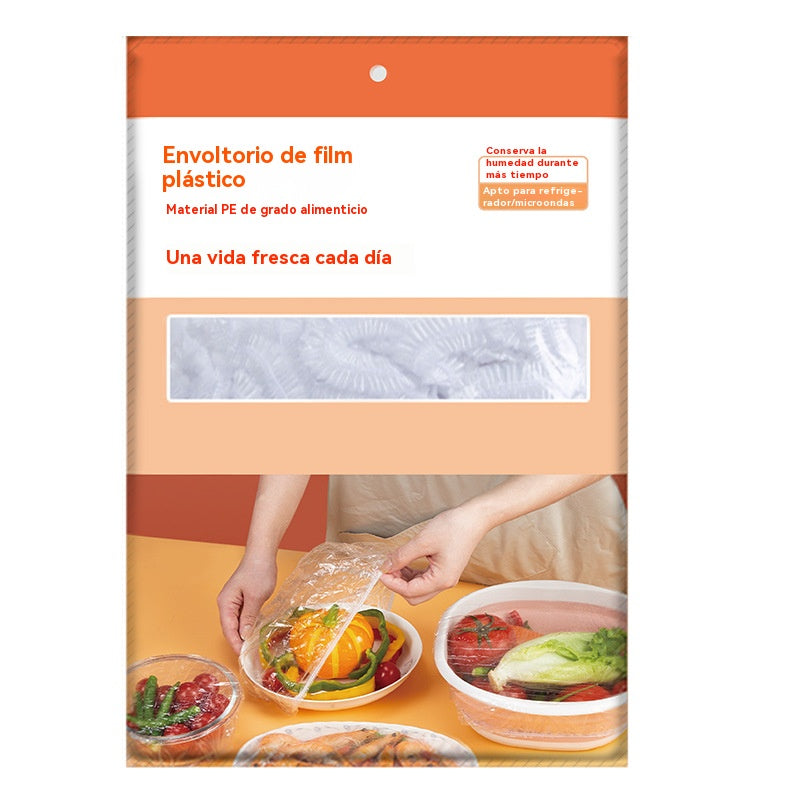 🔥【100 uds】Tapa de frescura desechable de grado alimenticio,Protección de alimentos rápida y sencilla