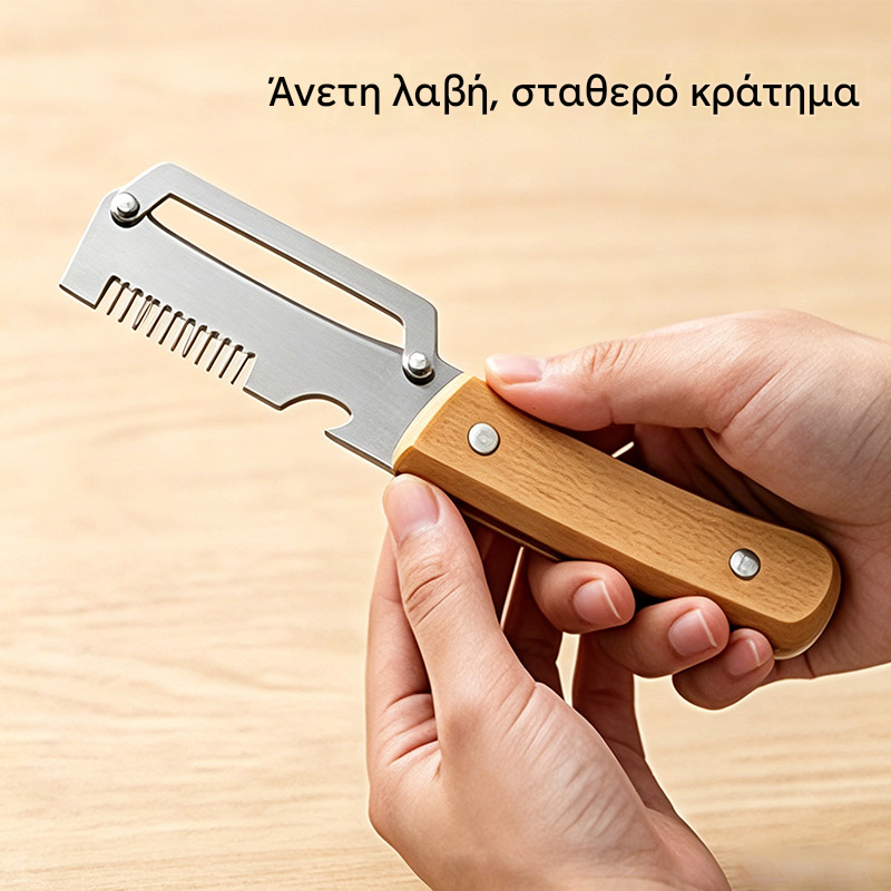 Купете 1, вземете 1 безплатно (2 артикула)  Многофункционална кухненска белачка 3 в 1: Бели, реже и отваря бутилки!