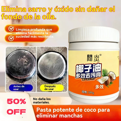 🔥【30% OFF】🔥【Compra 1 y llévate 1 gratis】Crema limpiadora doméstica multifuncional para limpiar aceite, óxido y sarro.