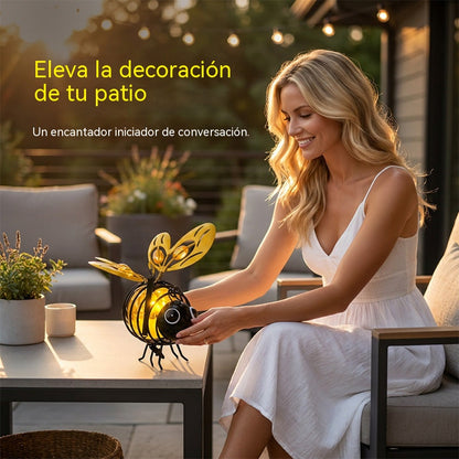 🐝 Lámpara solar colgante de abeja para exteriores: el regalo perfecto para amantes de las plantas, mamás o literalmente cualquiera que sonría ❤️