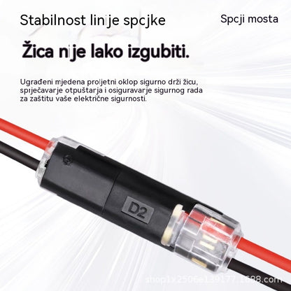 🥳Najprodavaniji artikl 2026.🥳⏰ 【50/100 komada】Dvožični konektor s kopčom za zaključavanje, 50% popusta! Sigurnosna kopča za zaključavanje, protuklizna⚡️