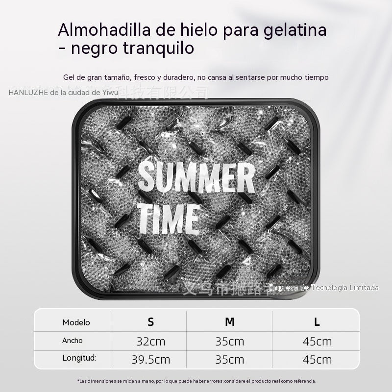 🧊🍃Cojín refrigerante de gel transpirable para el verano, sin necesidad de rellenarlo con agua