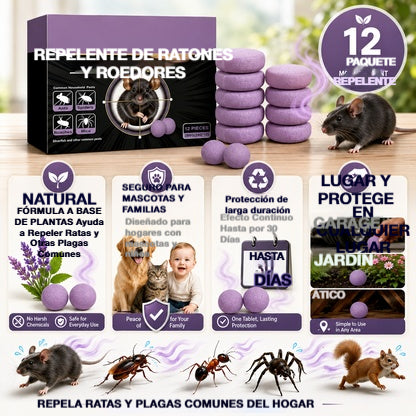 🏠🛡️ 50% DE DESCUENTO – Repelente de plagas multiusos | Seguro para mascotas y animales, no tóxico y eficaz dentro y fuera del hogar 🐾✅