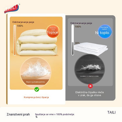 🧳【56*80cm】【5-delni komplet】💨 Velika, stisljiva vakuumska vrečka za shranjevanje: črpalka ni potrebna, neprepustna in idealna za prihranek prostora v kovčkih in doma ✈️