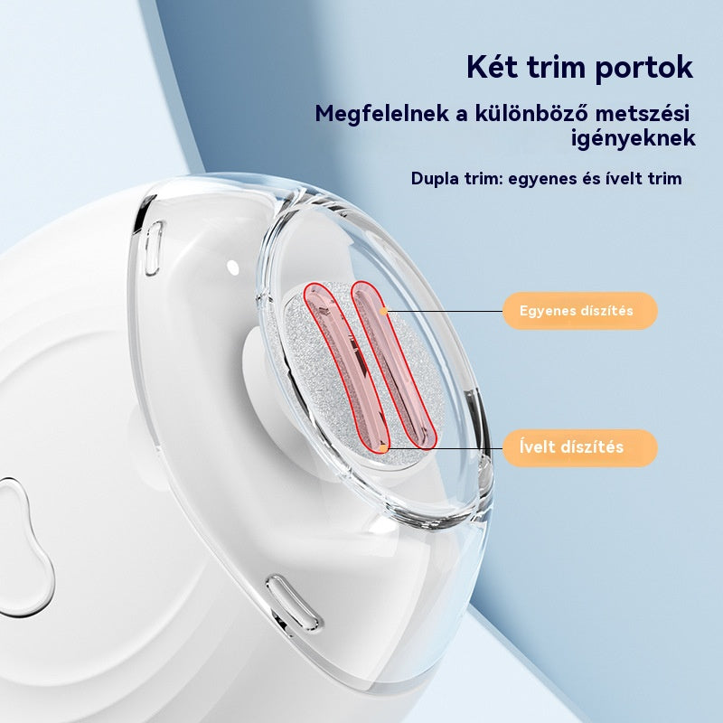 💅✨ Automata körömreszelő (1 darab), biztonságosan és gyengéden ápolja a körmeidet 👶🔧