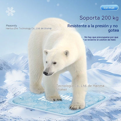 🧊🍃Cojín refrigerante de gel transpirable para el verano, sin necesidad de rellenarlo con agua