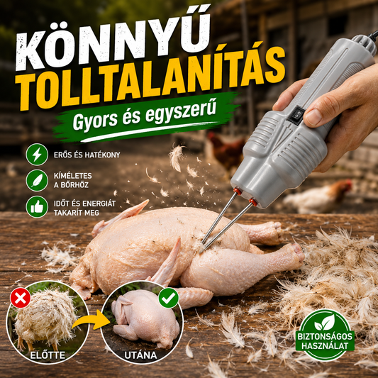 🛒【Vegyél 1-et, kap 1-et ingyen】🦆Elektromos baromfiszőreltávolító gyorsan