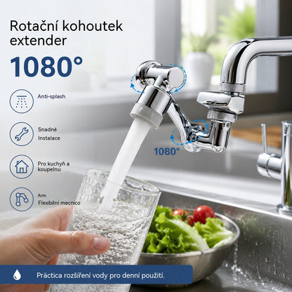 💦Multifunkční prodlužovací kohoutek s filtrem a pěnou, odolný proti stříkající vodě, univerzální použití