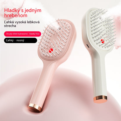 💖💨Egygombos permetező funkcióval ellátott fésű a haj gubancolódásának hatékony megakadályozására.
