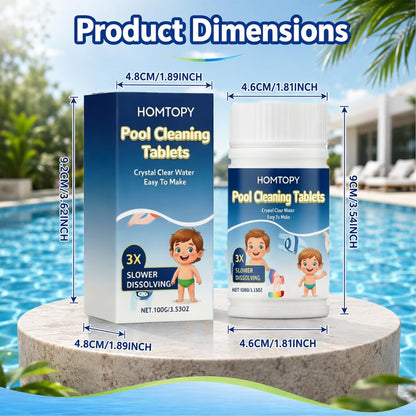 🔥Compre 1 y obtenga 1 gratis（2 botella）Pastillas efervescentes para la limpieza de piscinas