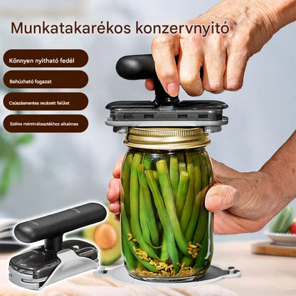 🔥【Vásárolj 1-t, kapsz 1-t ingyen】🥫Multifunkciós rozsdamentes acél üvegnyitó💥Korlátozott ideig érvényes ajánlat