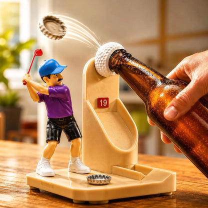 🔥Nieprzegap okazji, 50% zniżki!⛳ 🏌️✨Zabawny otwieracz do butelek z motywem golfa