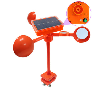 🐦🦉【NUEVO】Nuevo ahuyentador de pájaros con voz ajustable, alimentado por energía solar y eólica, mejorado