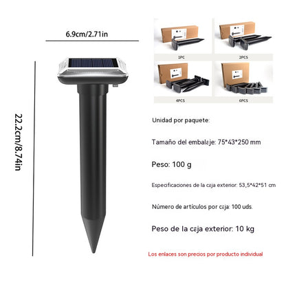 ☘️Promoción de producto: 50% de descuento☘️ Repelente ultrasónico de animales resistente al agua y con energía solar
