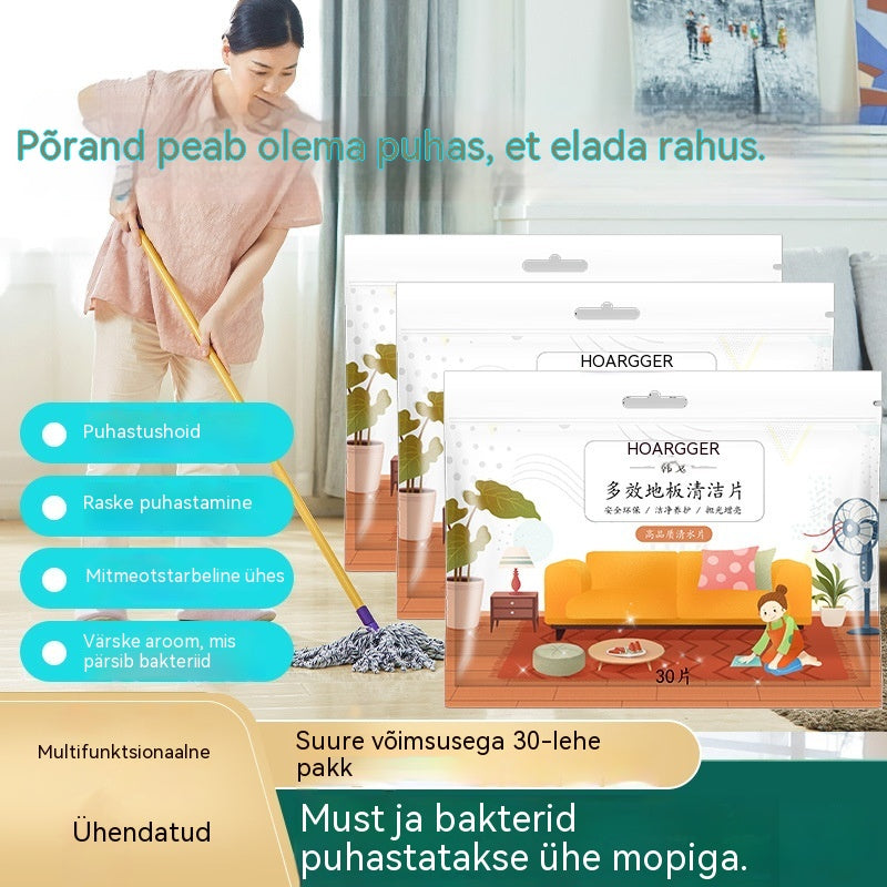 🧹【Uus täiustus! 210 ühikut】✨ Antibakteriaalsed ja desodoreerivad mitmeotstarbelised puhastustabletid | Sobib puit-, laminaat-, plaatpõrandatele ja haagissuvilate seintele