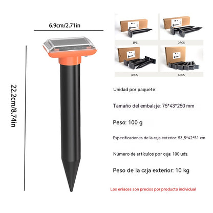 ☘️Promoción de producto: 50% de descuento☘️ Repelente ultrasónico de animales resistente al agua y con energía solar