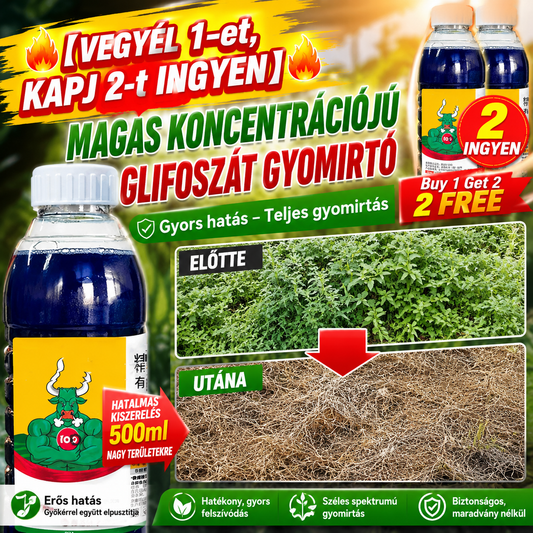 🔥【Vásárolj 1-t, kapsz 2-at ingyen】🌿🌿Magas koncentrációjú glufozinát-ammónium gyomirtó szer