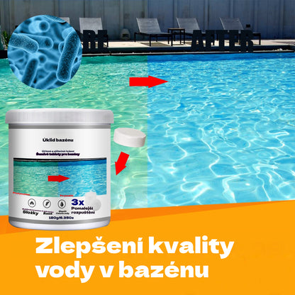 🔥Kupte 1 a získejte 1 zdarma (2 lahvičky) Šumivé tablety na čištění bazénů