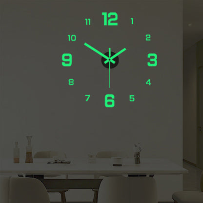 🕰🕰3D világító akril falióra készlet (csak összeszerelés)