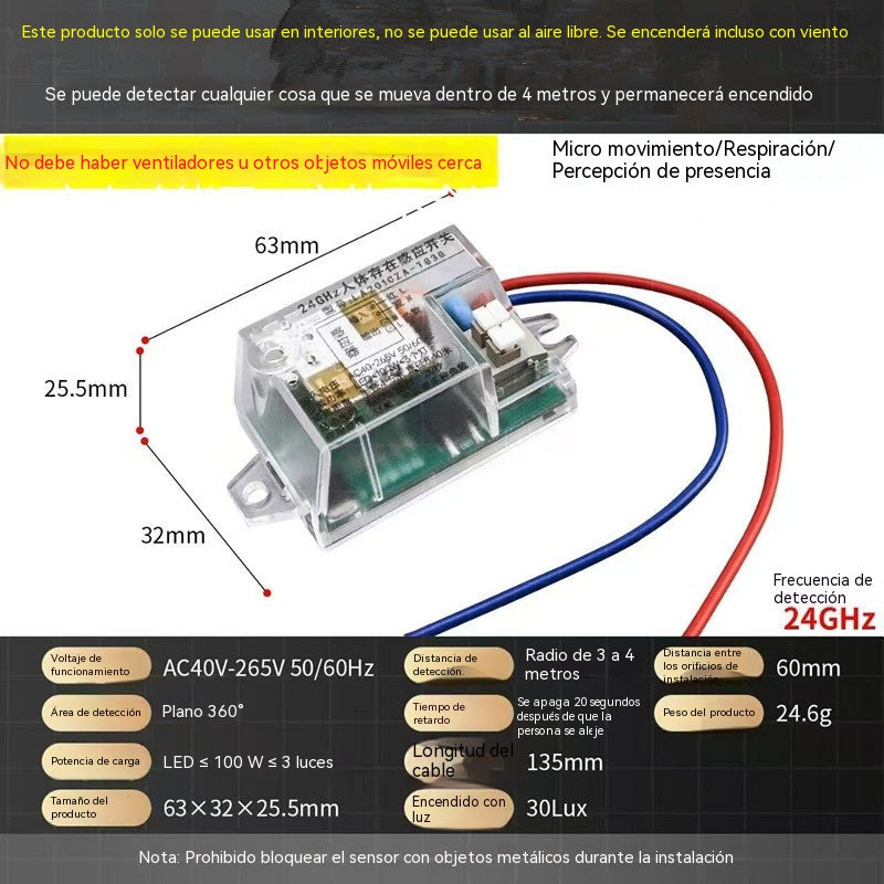 🔥【Compra 1, llévate 1 gratis】⚡💡Interruptor de luz con sensor de movimiento integrado