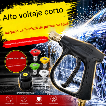 🚗💦Conector rápido de aluminio para pistola de agua a presión compacta de un cuarto de pulgada