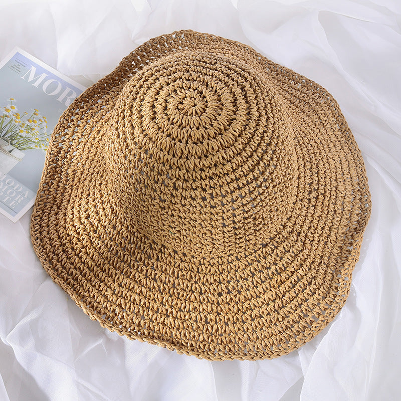 ☀️🎀Elegante sombrero francés con lazo: protección solar y sombra.