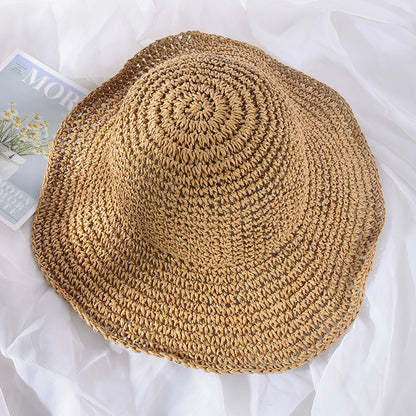 ☀️🎀Elegante sombrero francés con lazo: protección solar y sombra.
