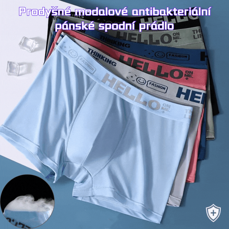 🔥【6dílná sada】🧊 Poslední den sleva 49 % --- Pánské boxerky ve tvaru U z konvexní síťoviny s antibakteriálním efektem, plus size ❤️ (40 kg-110 kg)