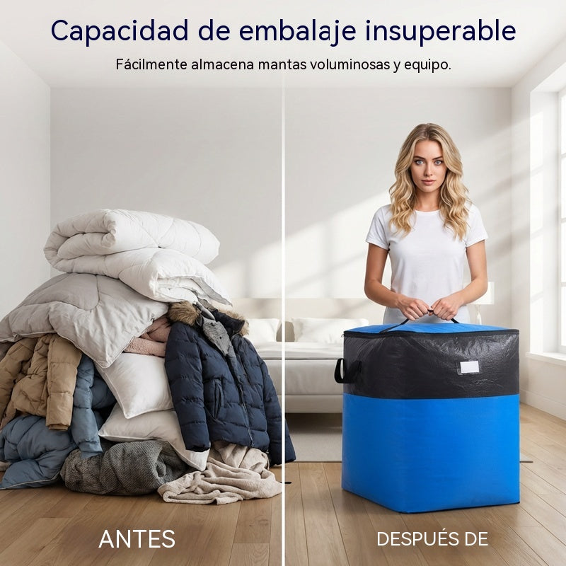 📦 ¡Compra 1 y llévate 1 gratis! 🧳 Bolsa de mudanza plegable: asas resistentes y duraderas y cierre de cremallera.