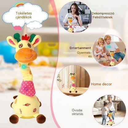 🦒👼Egy interaktív plüss zsiráf, 🎵egy aranyos kis társ, aki veled énekel.