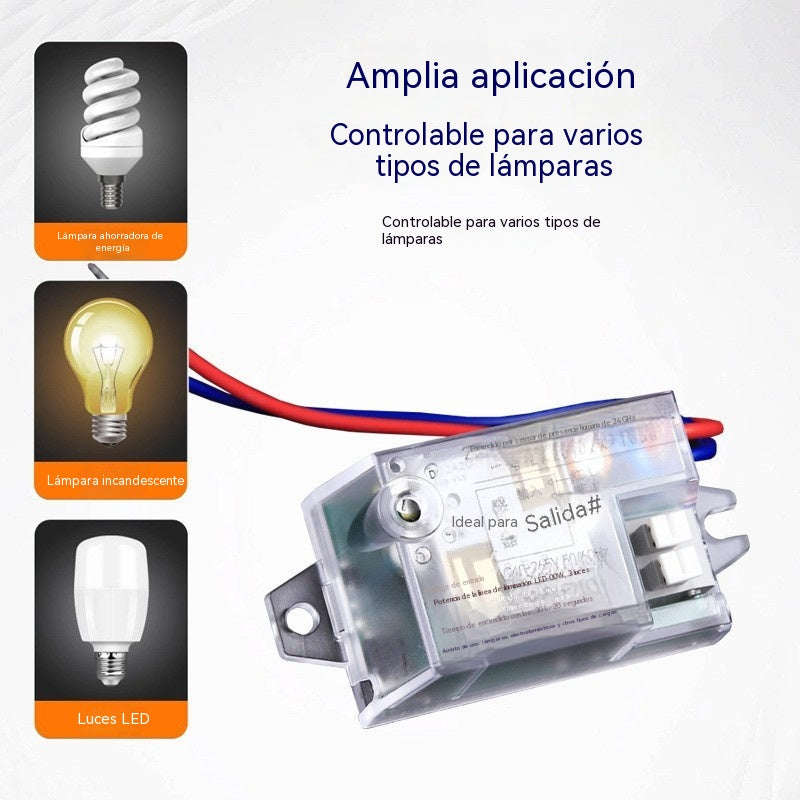 🔥【Compra 1, llévate 1 gratis】⚡💡Interruptor de luz con sensor de movimiento integrado