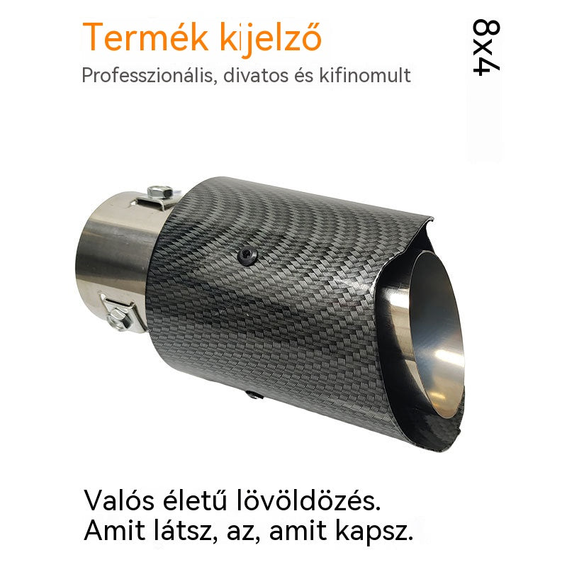 🚗🚗Karbonszálas kipufogócső LED-del.