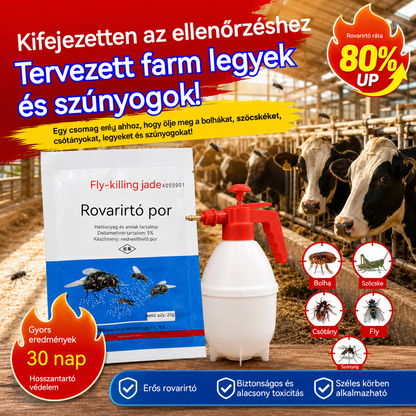 【10 táska】🦟Kifejezetten szúnyogok és legyek irtására tervezték a farmokon, egy csomag elpusztítja a bolhákat/szöcskéket/csótányokat/legyeket/szúnyogokat!