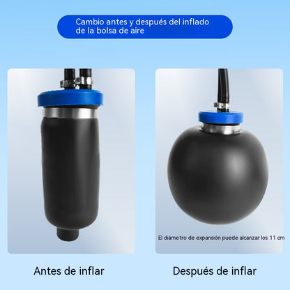 🔧 ¡50% DE DESCUENTO POR TIEMPO LIMITADO! ✨ Adaptador de humo para airbag inflable – Universal, duradero, con bomba manual ⚙️
