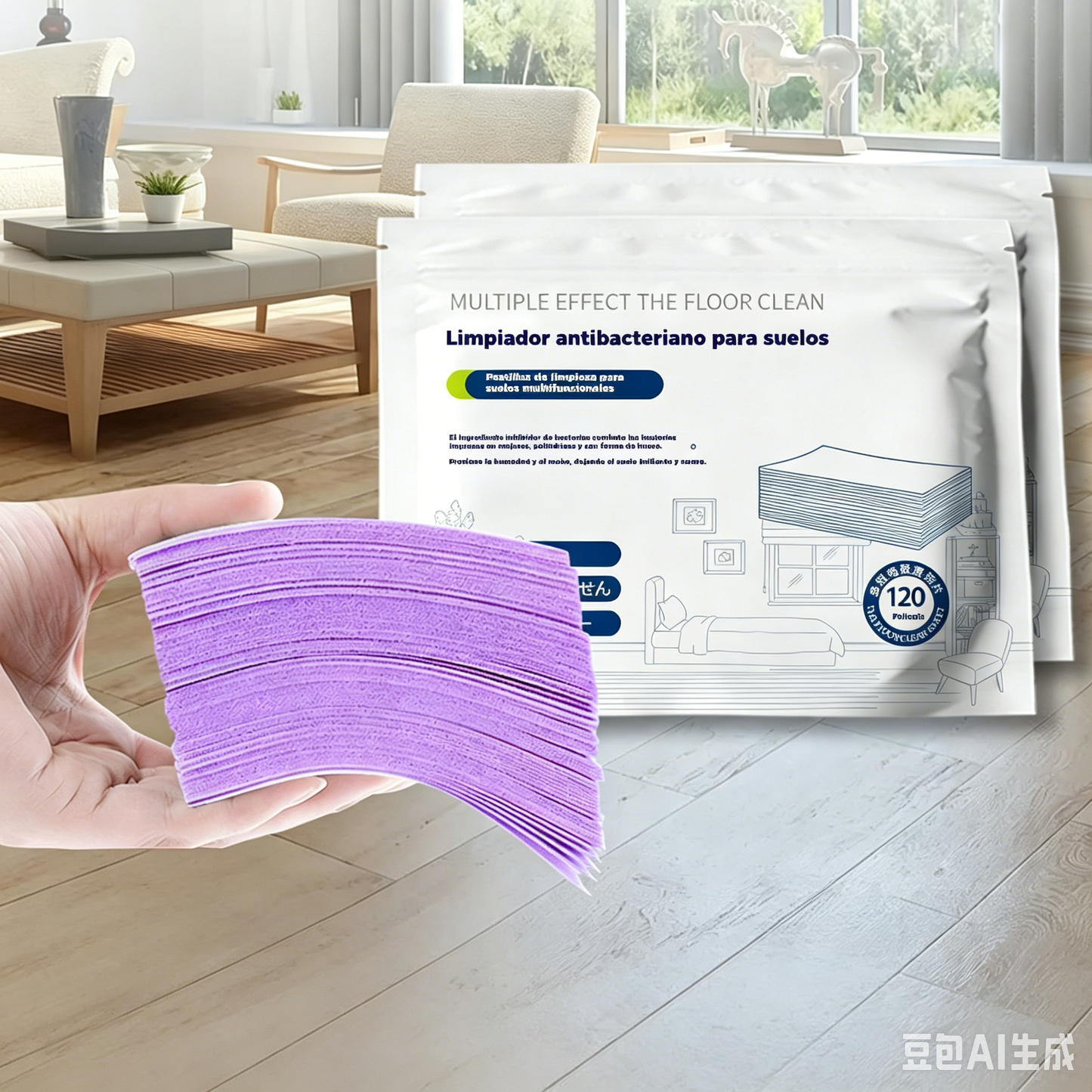 🧹【¡Compra 1 y recibe 1 GRATIS!】【240 piezas 23 euros】✨ 240 unidades de pastillas limpiadoras multiusos antibacterianas y desodorizantes | Aptas para madera dura, suelos laminados, azulejos y paredes de autocaravana