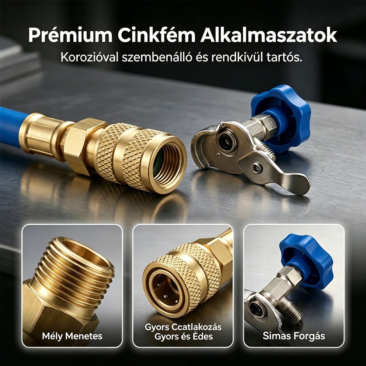 30%OFF🔧❄️ R134a AC hűtőközeg utántöltő tömlő nyomásmérővel – Szivárgásmentes, könnyen leolvasható és kompatibilis autókkal, teherautókkal vagy otthoni légkondicionálókkal – Biztonságos barkács utántöltés 🚗