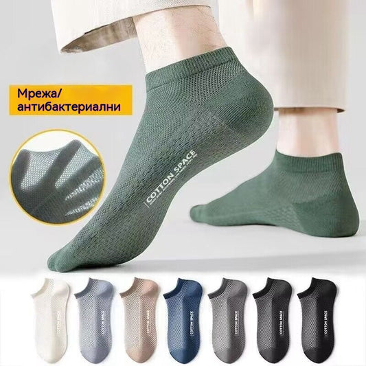 10 чифта за 20 евро 🧦🧦 Мъжки къси чорапи, чорапи тип лодка, тънки летни чорапи, устойчиви на миризми и абсорбиращи.