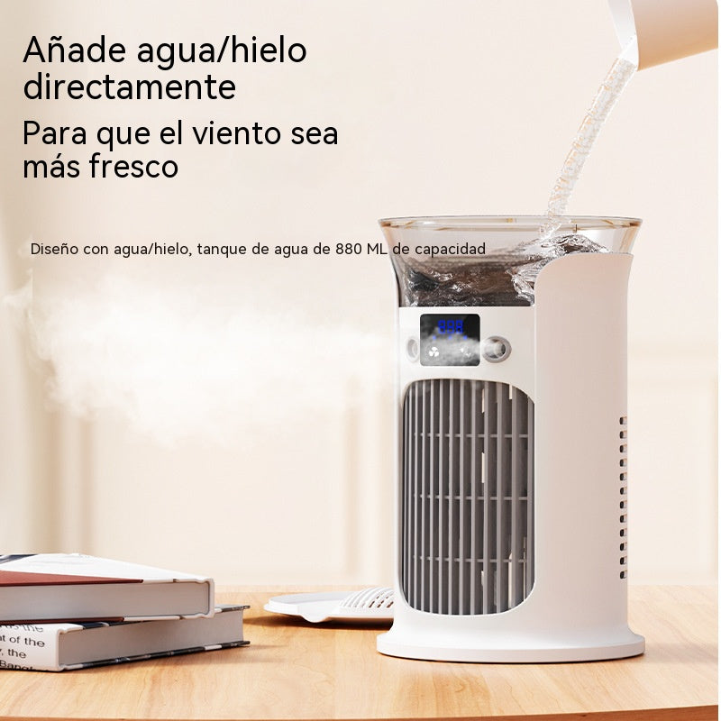 🔥Promoción por tiempo limitado🔥 Ventilador enfriador de aire de escritorio 3 en 1