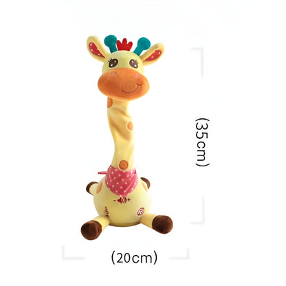 🦒👼Interaktywna pluszowa żyrafa, 🎵słodki mały towarzysz, który będzie śpiewał razem z Tobą.