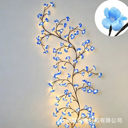 ✨ Indák és virágok formájú, rugalmas LED-es lámpák: díszítsd otthonodat varázslatos, meleg hangulattal 🦋💡