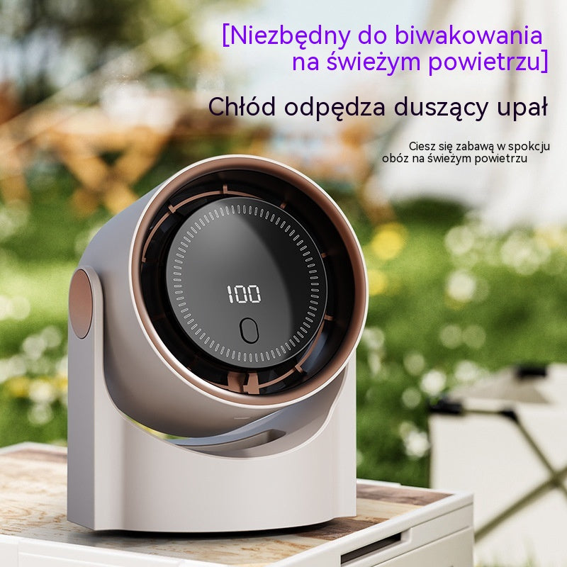 🧊🍃Nowy wentylator biurkowy typu turbinowego, bezłopatkowy (z możliwością montażu na ścianie)