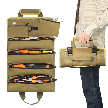 🎁 Promoción Hot Sale: 49% de descuento 🔥 Bolsa enrollable premium para herramientas 🛠️