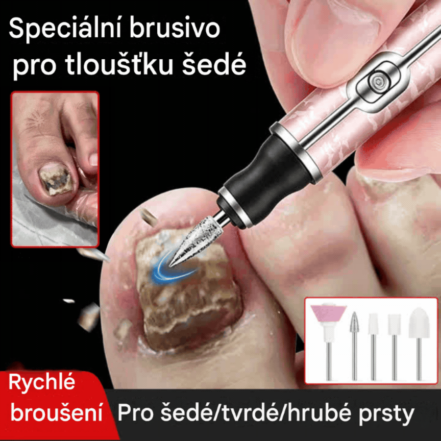 💅👍Elektrický pilník na nehty k léčbě onychomykózy