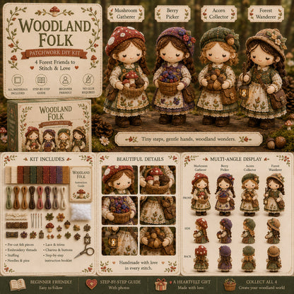 🎁Zadnji dan: Izkoristite 49 % popust! 🧵 Komplet za patchwork miniatur iz serije Miniature World.